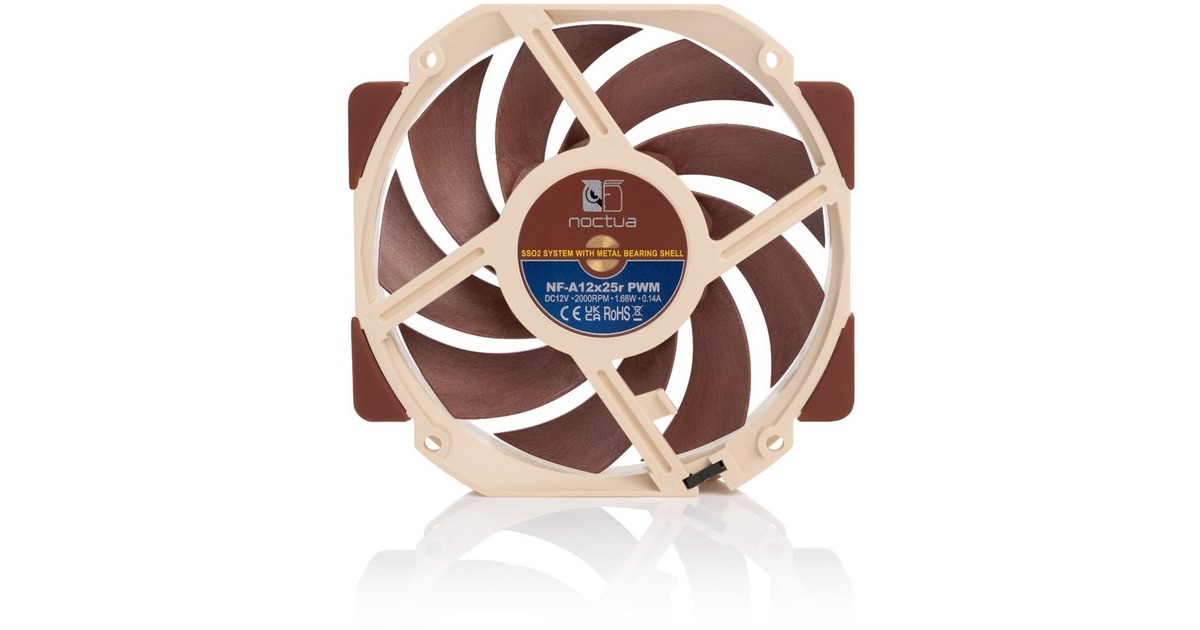 Noctua NF-A12x25r PWM Premium Fan 120x120x25, Gehäuselüfter