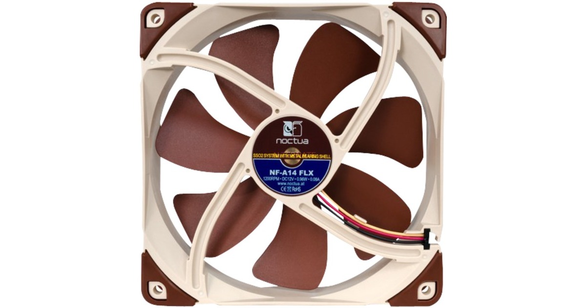 Noctua NF-A14 FLX, Gehäuselüfter(3-Pin-/5,25