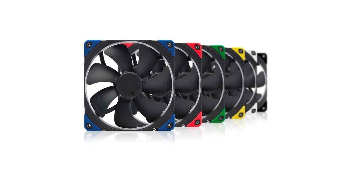 Noctua NF-A14 PWM, Gehäuselüfter(schwarz, Quadratischer Rahmen)