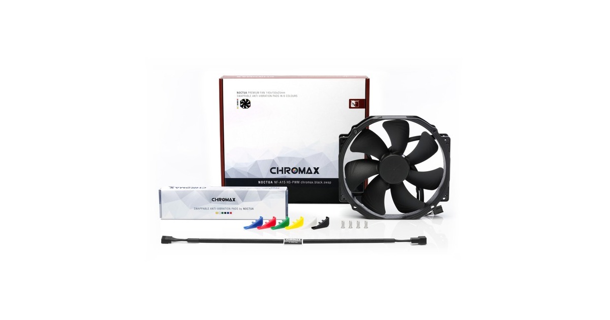 Noctua NF-A15 HS-PWM, Gehäuselüfter(schwarz, Runder Rahmen)