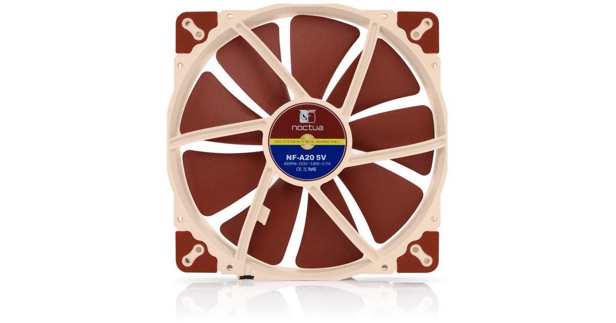 Noctua NF-A20 5V, Gehäuselüfter