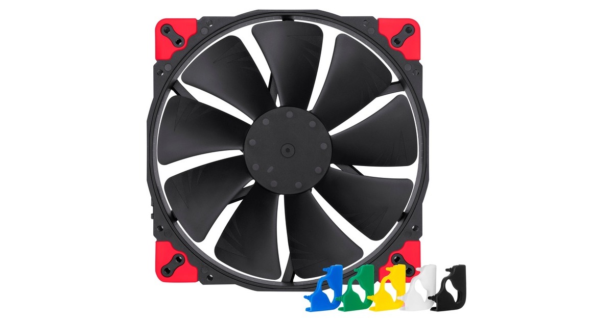 Noctua NF-A20 PWM chromax.black.swap 200x200x30, Gehäuselüfter(schwarz)