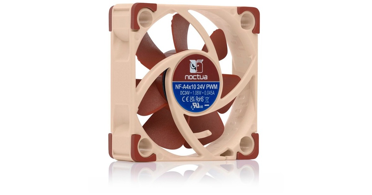 Noctua NF-A4x10 24V PWM, Gehäuselüfter(braun/beige)