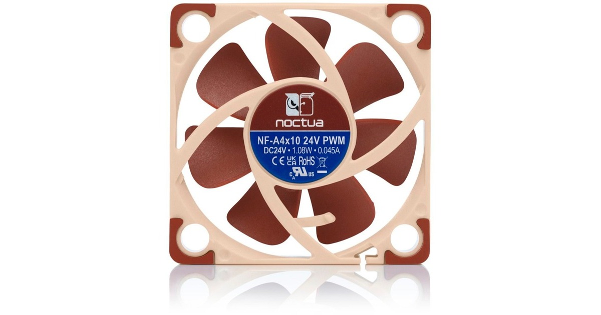 Noctua NF-A4x10 24V PWM, Gehäuselüfter(braun/beige)
