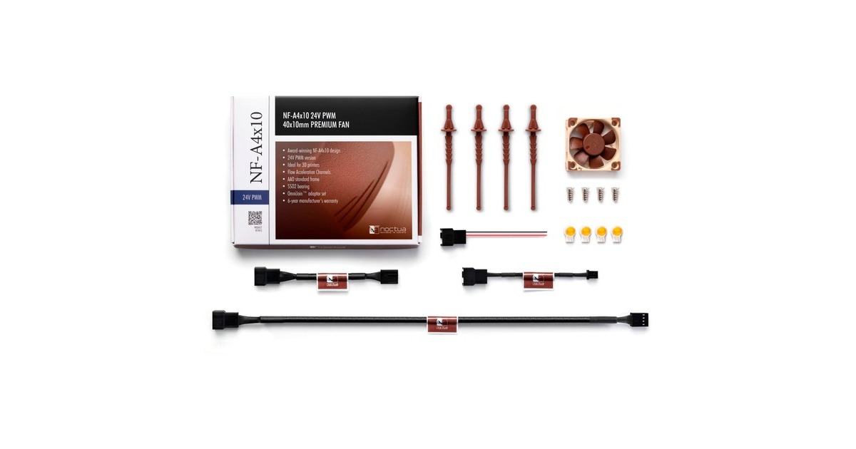 Noctua NF-A4x10 24V PWM, Gehäuselüfter(braun/beige)