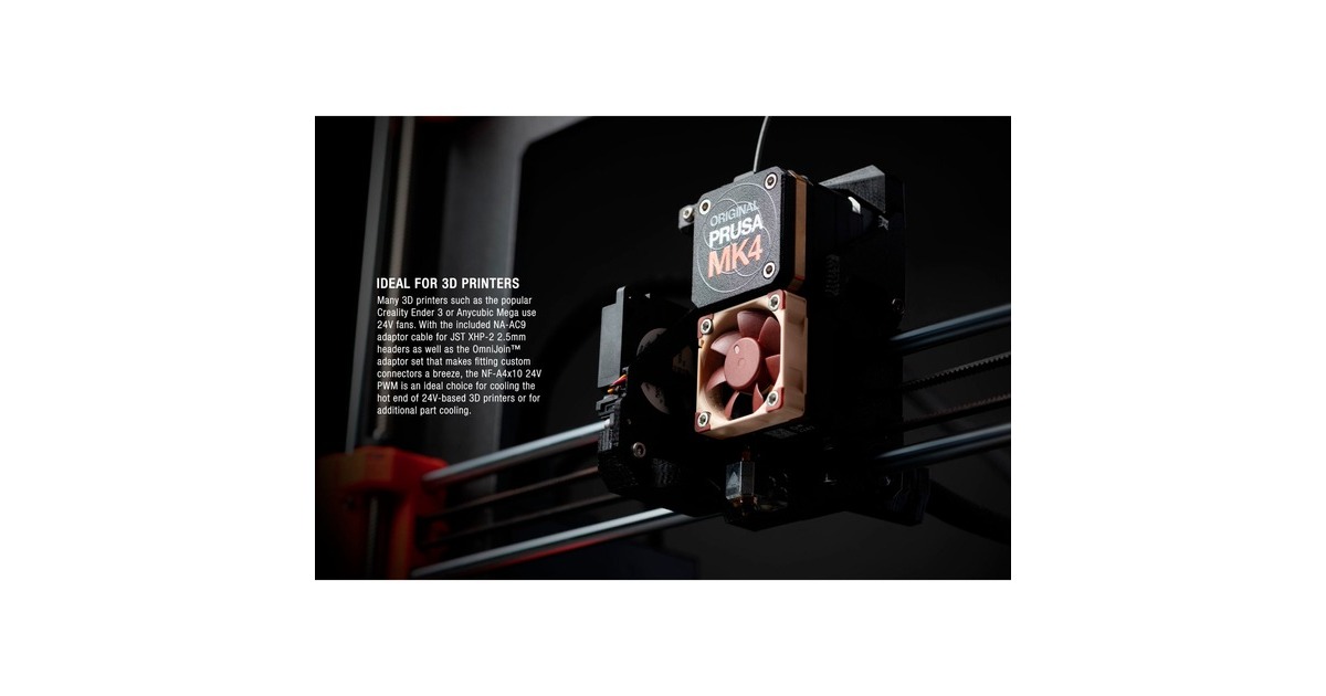 Noctua NF-A4x10 24V PWM, Gehäuselüfter(braun/beige)