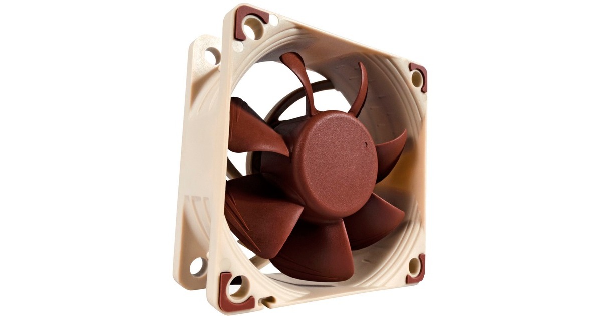 Noctua NF-A6x25 FLX, Gehäuselüfter(braun/weiß)