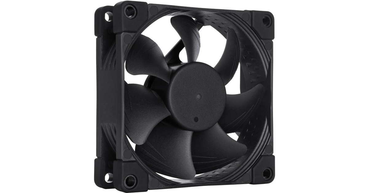 Noctua NF-A8 PWM chromax.black 80x80x25, Gehäuselüfter(schwarz)