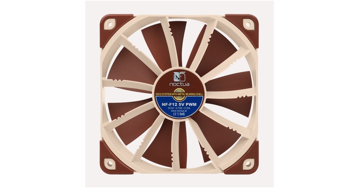 Noctua NF-F12 5V PWM, Gehäuselüfter