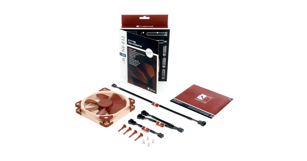 Noctua NF-F12 PWM, Gehäuselüfter(hellbraun, Retail)