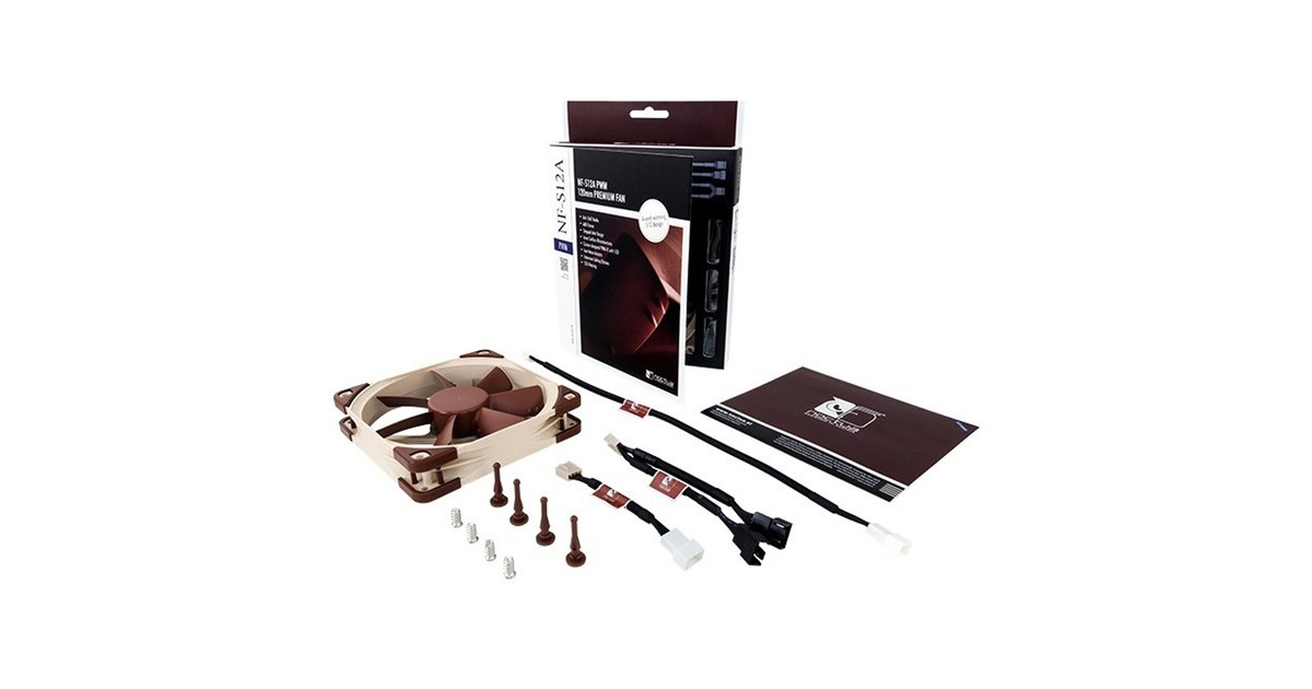 Noctua NF-S12A PWM, Gehäuselüfter(braun, PWM-Lüfteranschluss)