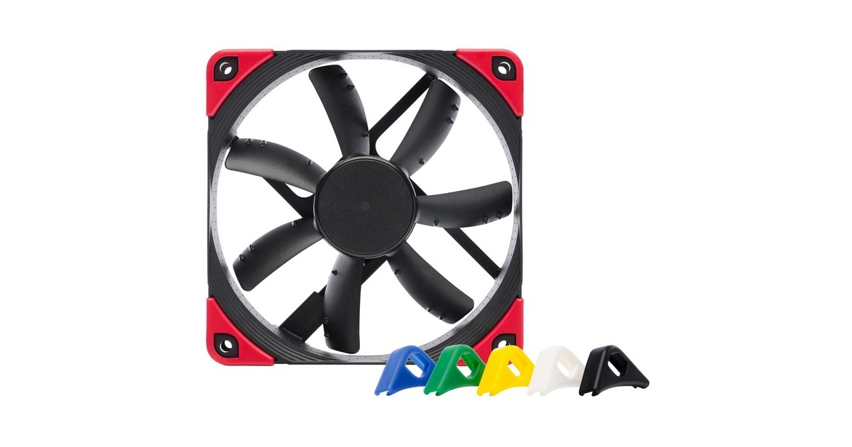 Noctua NF-S12A PWM , Gehäuselüfter(schwarz, chromax.black.swap)