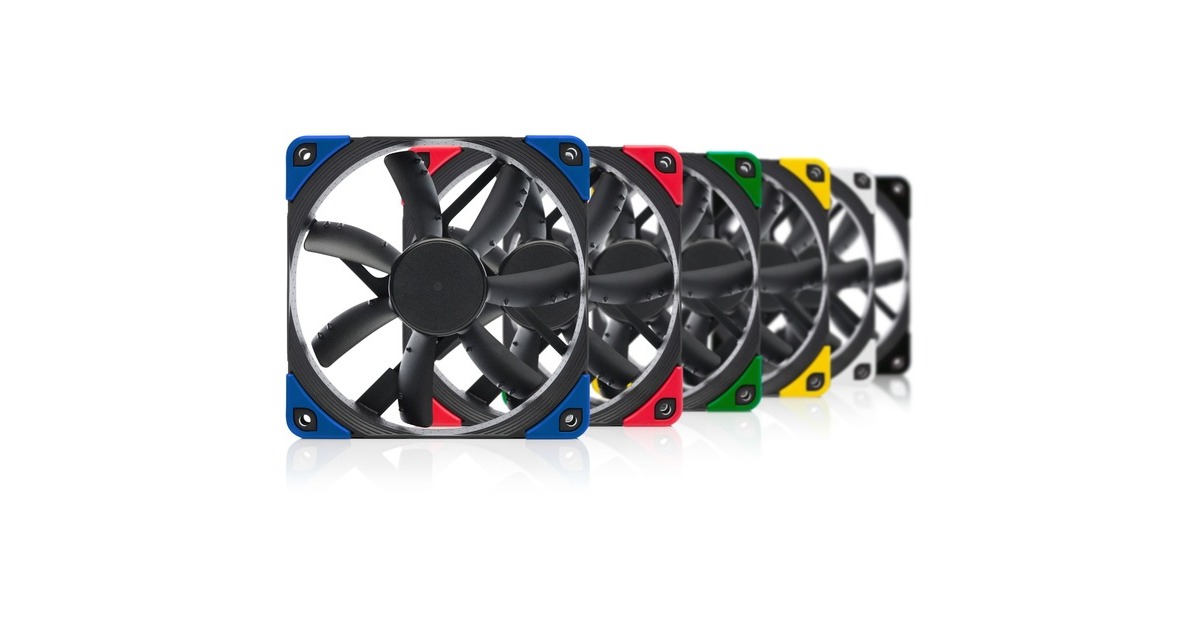 Noctua NF-S12A PWM , Gehäuselüfter(schwarz, chromax.black.swap)