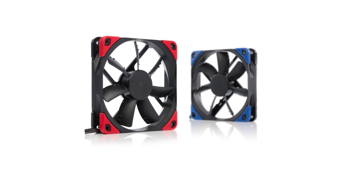 Noctua NF-S12A PWM , Gehäuselüfter(schwarz, chromax.black.swap)