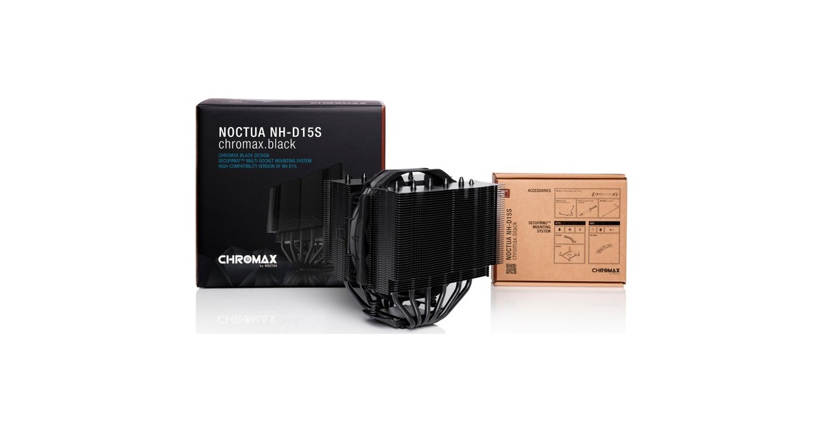 Noctua NH-D15S chromax.black, CPU-Kühler(schwarz)