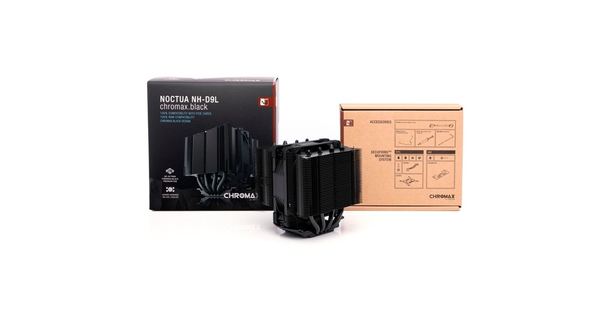Noctua NH-D9L chromax.black, CPU-Kühler(schwarz)