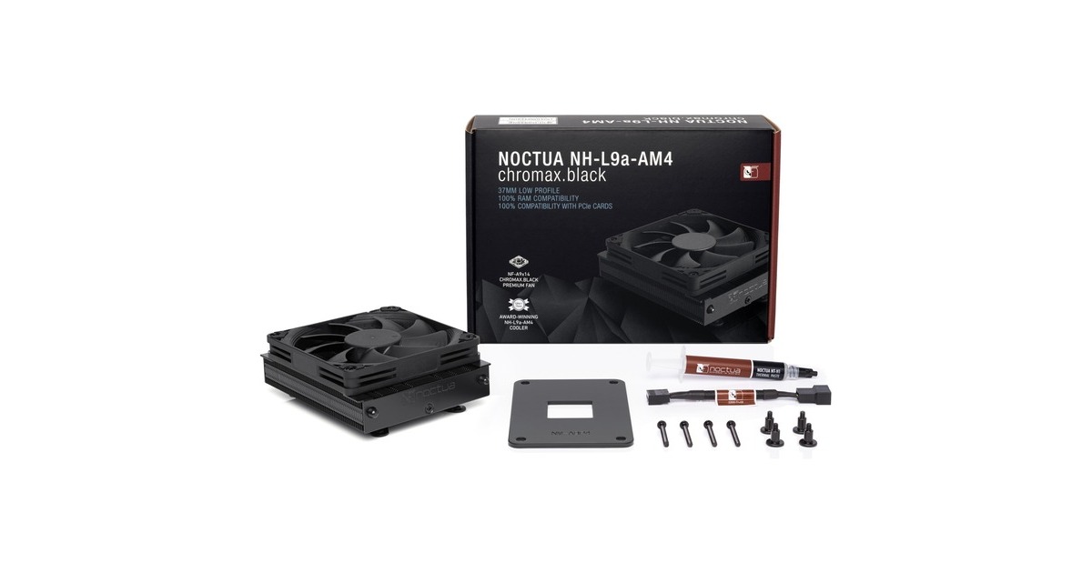 Noctua NH-L9a-AM4 chromax.black, CPU-Kühler(schwarz)