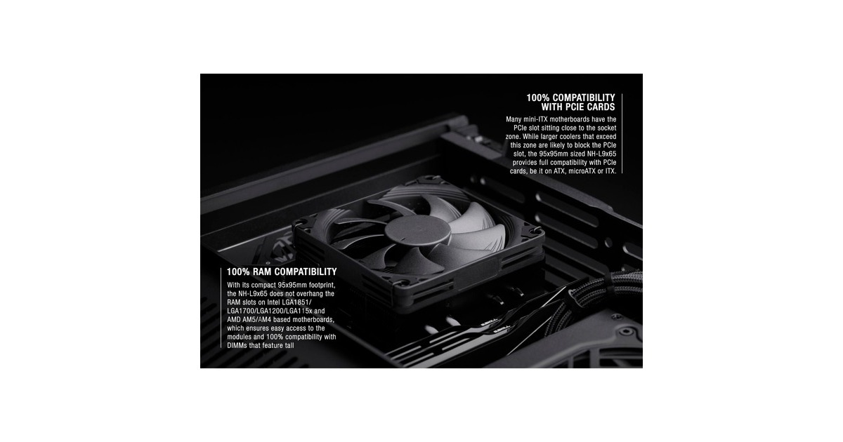 Noctua NH-L9x65 chromax.black, CPU-Kühler(schwarz)