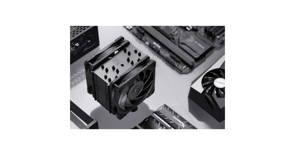 Noctua NH-U12A chromax.black, CPU-Kühler(schwarz)