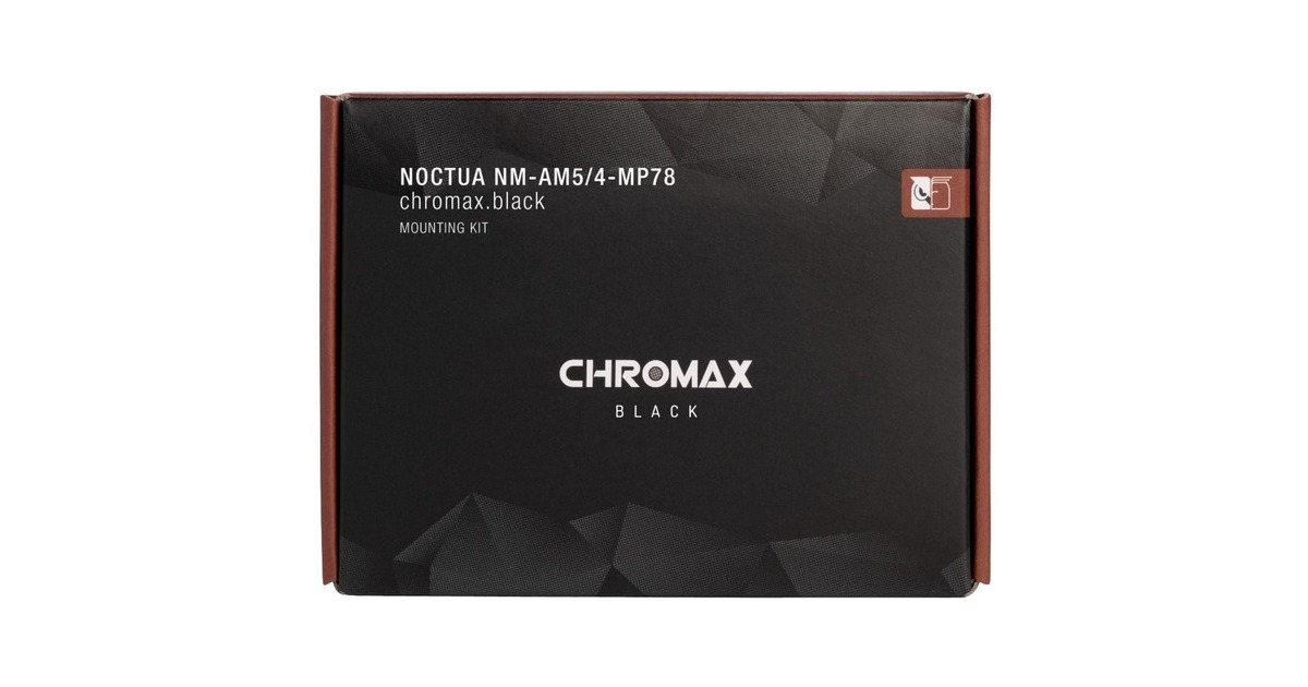 Noctua NM-AM5/4-MP78 chromax.black, Befestigung/Montage(schwarz)