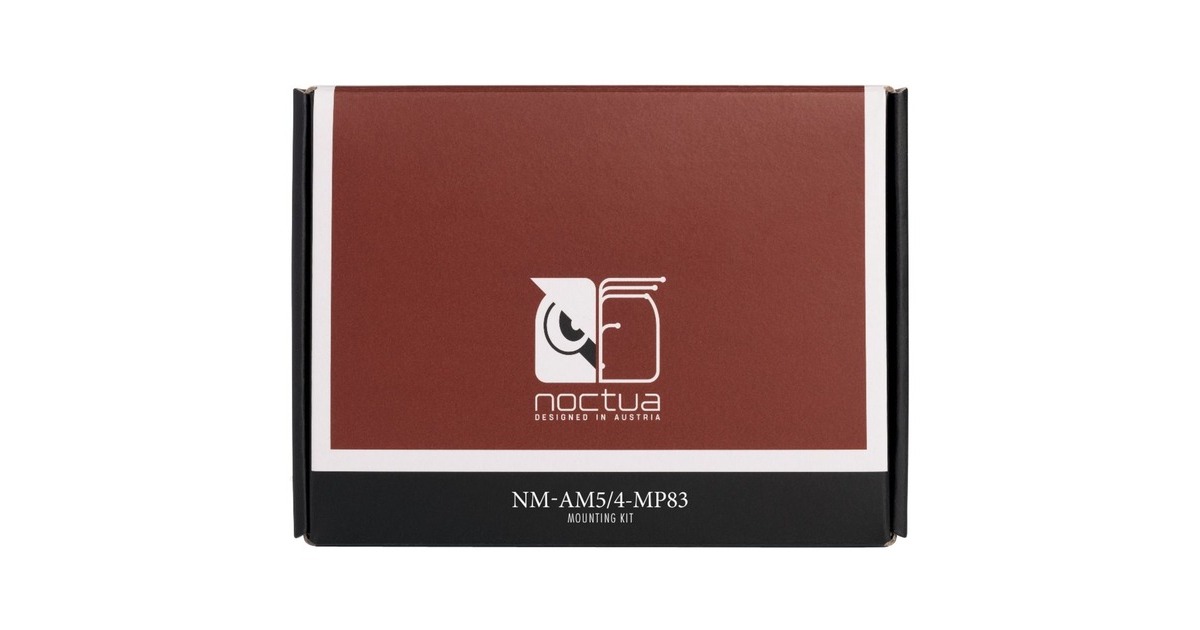 Noctua NM-AM5/4-MP83 Mounting Kit, Befestigung/Montage(schwarz/silber)