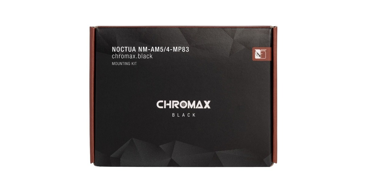 Noctua NM-AM5/4-MP83 chromax.black, Befestigung/Montage(schwarz)
