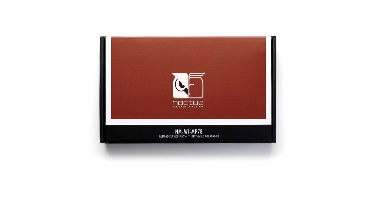 Noctua NM-M1-MP78, Befestigung/Montage(silber)