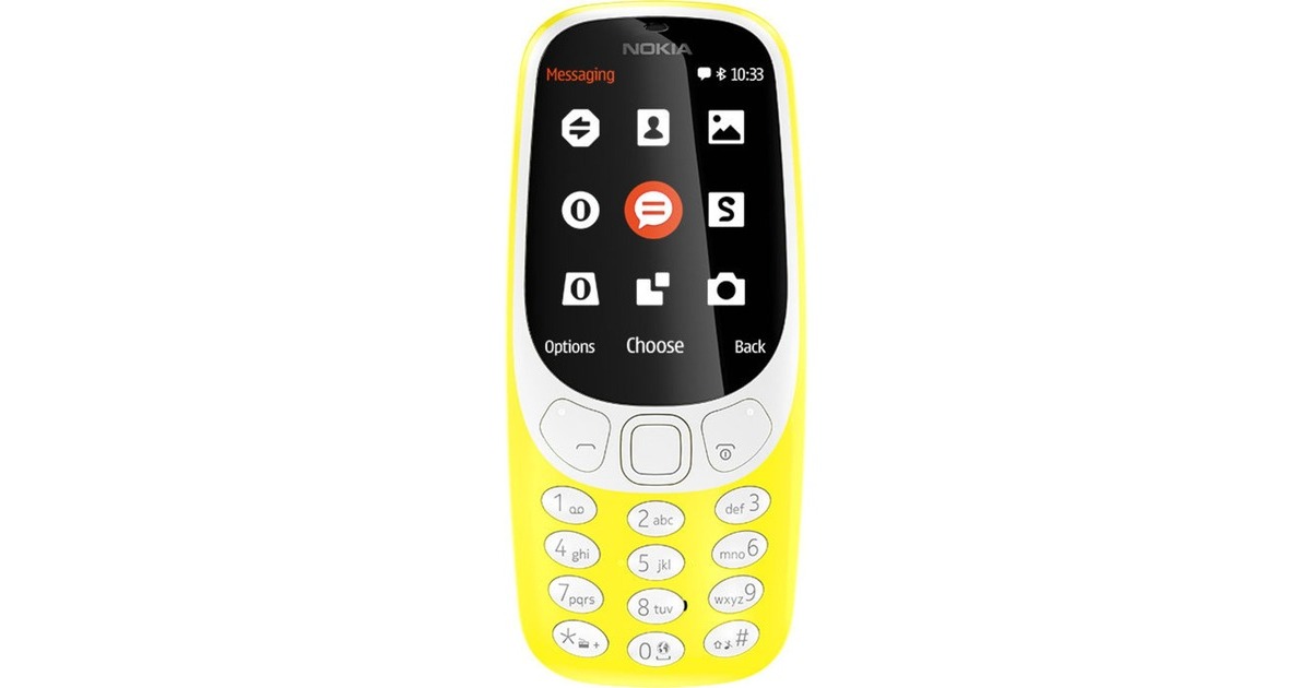 Nokia 3310, Handy(Gelb, Dual SIM)