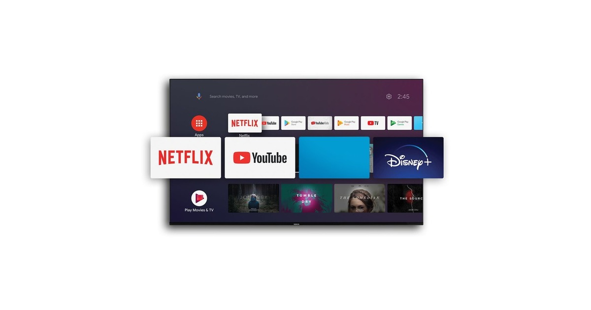 Nokia FNA43GV210, LED-Fernseher(108 cm (43 Zoll), schwarz, Full HD, Triple Tuner, AndroidTV, Outlet) Nokia FNA43GV210, LED-Fernseher(108 cm (43 Zoll), schwarz, Full HD, Triple Tuner, AndroidTV, Outlet)