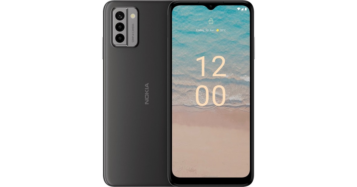 Nokia G22 128GB, Handy(Meteor Gray, Android 12, Dual SIM)