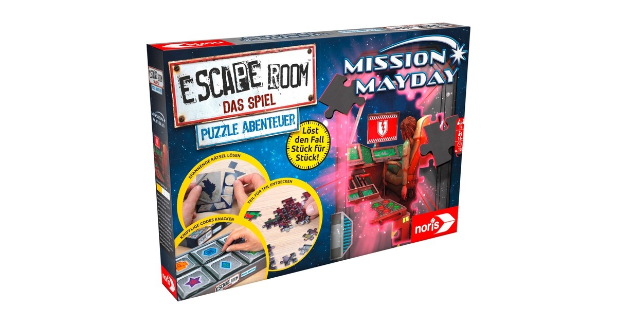Noris Escape Room Das Spiel - Puzzle Abenteuer 3, Partyspiel