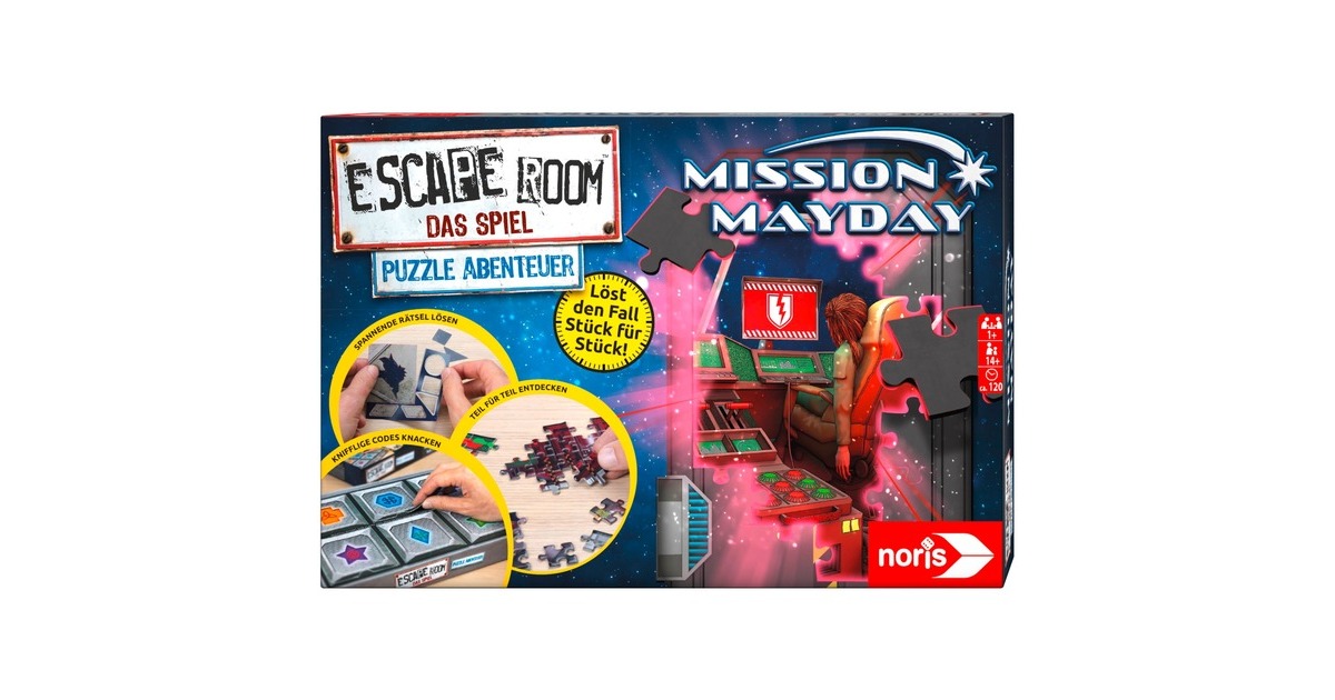 Noris Escape Room Das Spiel - Puzzle Abenteuer 3, Partyspiel