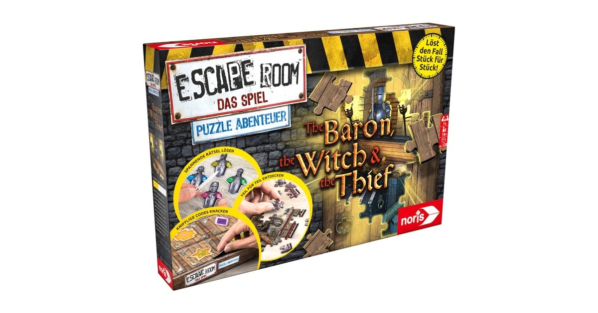 Noris Escape Room - Das Spiel Puzzle Abenteuer 2, Partyspiel