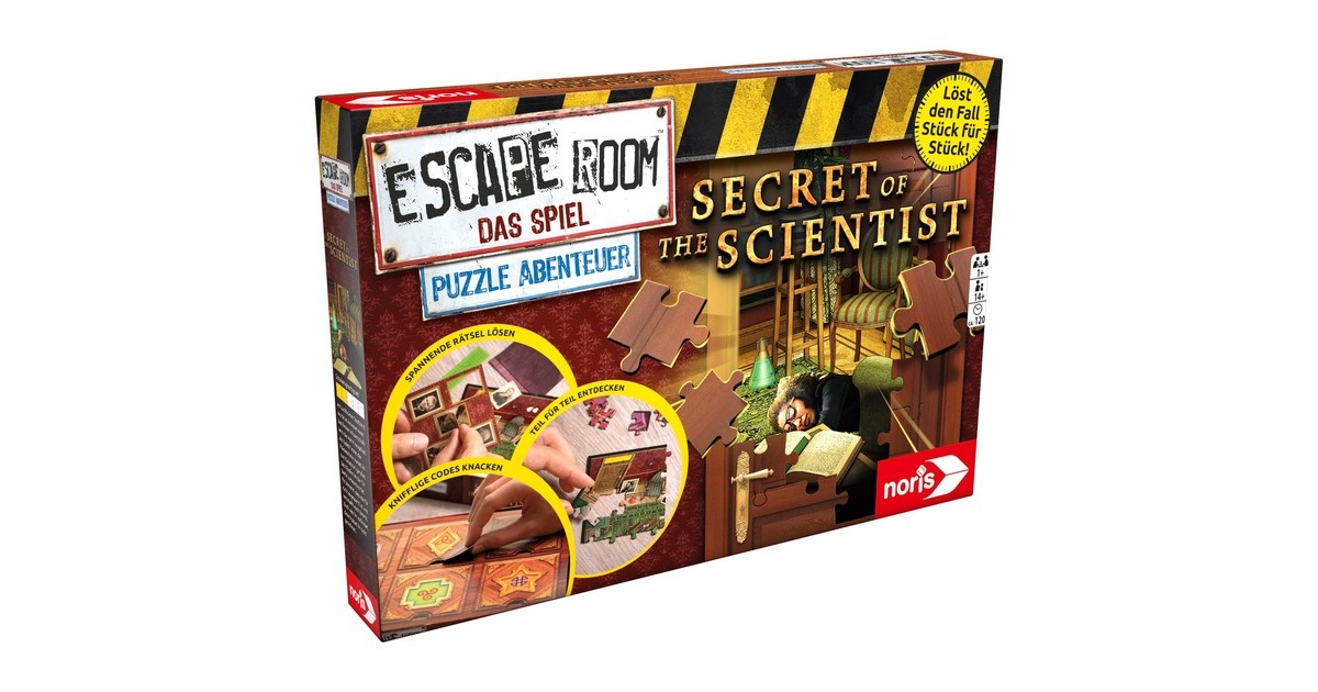 Noris Escape Room - Das Spiel Puzzle Abenteuer: The Secret of the Scientist
