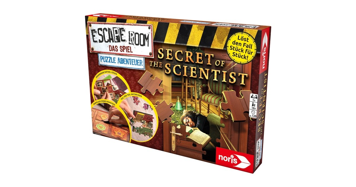 Noris Escape Room - Das Spiel Puzzle Abenteuer: The Secret of the Scientist