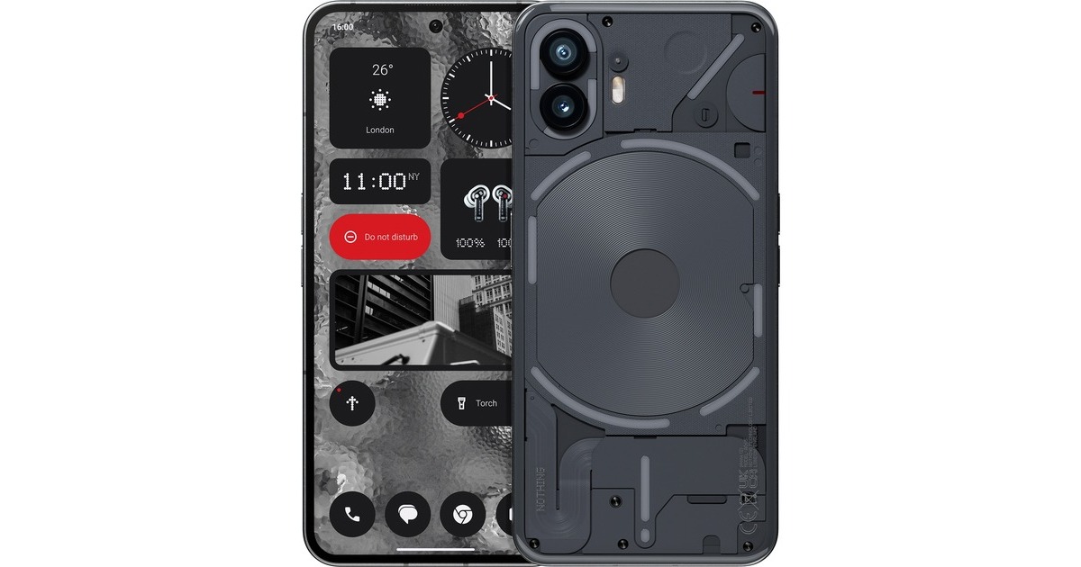 Nothing Phone (2) 256GB, Handy(Dark Gray, Android 13)