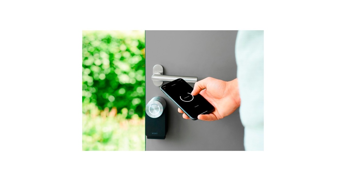 Nuki Smart Lock 3.0 Pro, elektronisches Türschloss(schwarz)