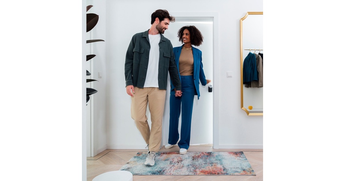 Nuki Smart Lock Pro, elektronisches Türschloss(schwarz, 4. Genertation)