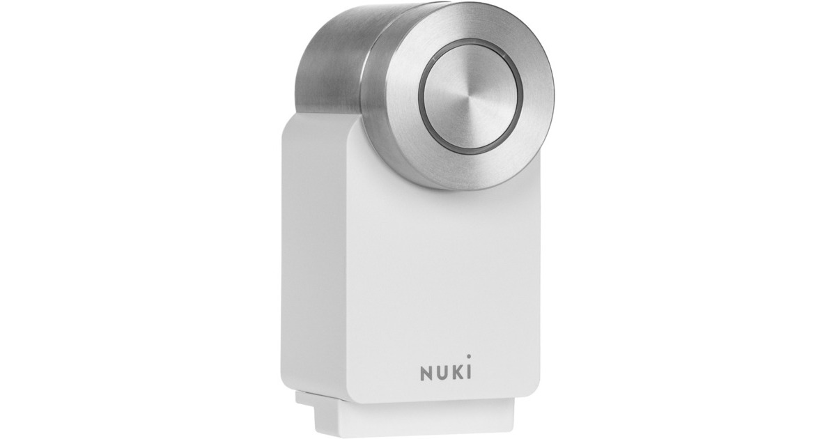 Nuki Smart Lock Pro, elektronisches Türschloss(weiß, 4. Genertation)