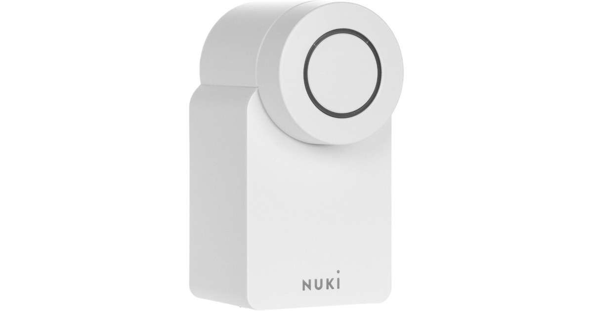 Nuki Smart Lock, elektronisches Türschloss(weiß, 4. Generation)