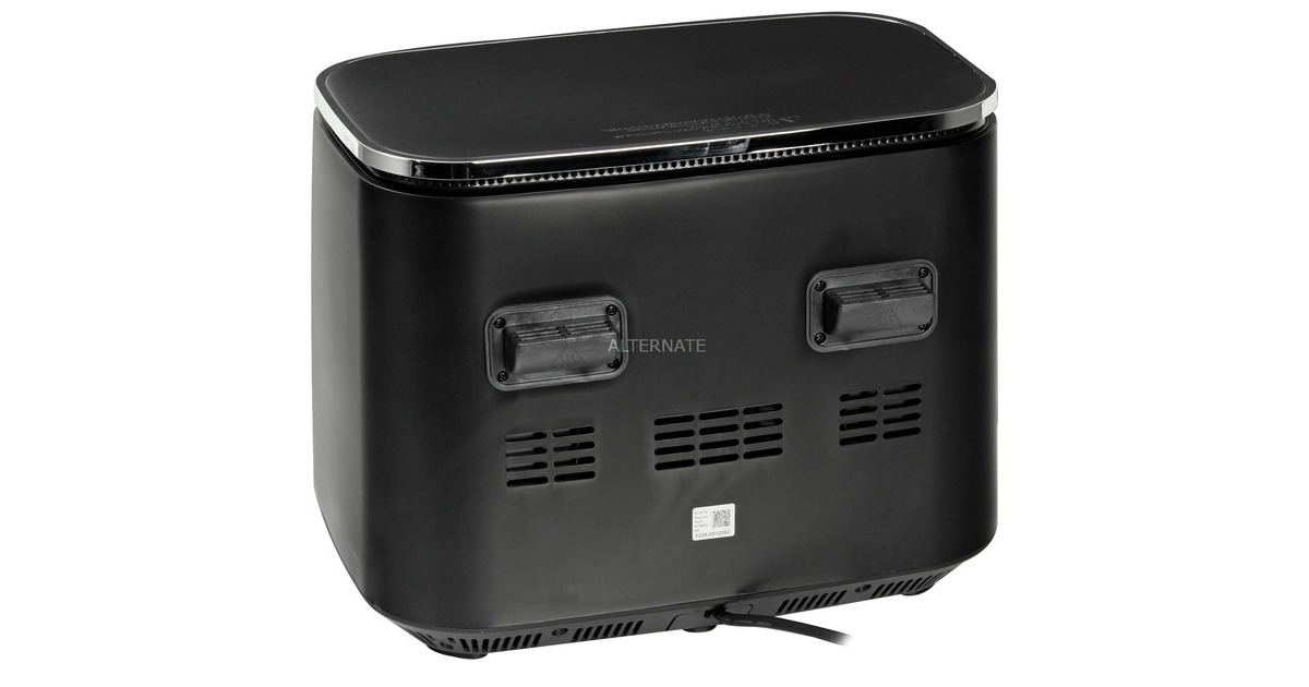 Nutri Ninja Foodi Dual Zone Heißluftfritteuse AF300EU(schwarz, 2.400 Watt)