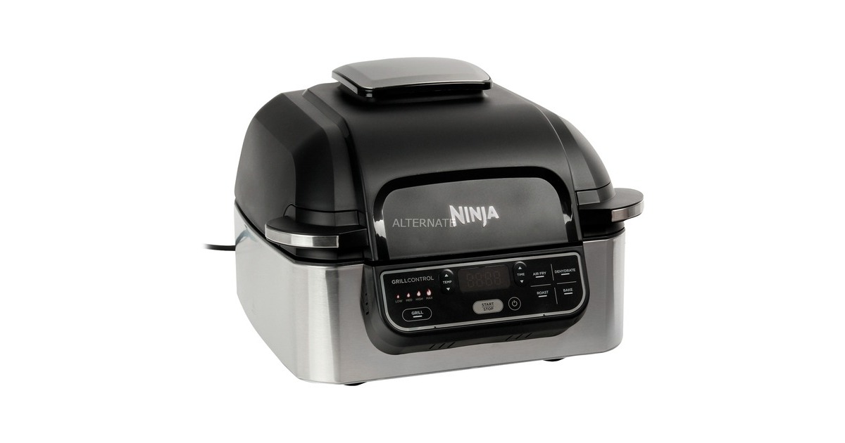 Nutri Ninja Foodi Grill & Heißluftfritteuse AG301EU(schwarz, 1.750 Watt)