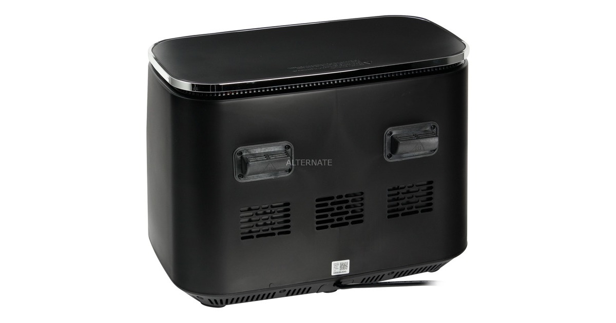 Nutri Ninja Foodi MAX Dual Zone AF400EU, Heißluftfritteuse(schwarz, 2.470 Watt)