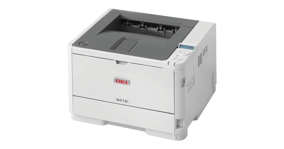 OKI B412dn, LED-Drucker(hellgrau/grau, USB/LAN) OKI B412dn, LED-Drucker(hellgrau/grau, USB/LAN)