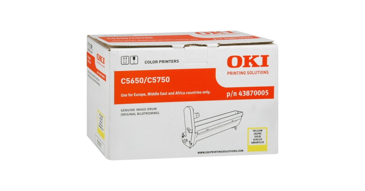 OKI Bildtrommeleinheit Gelb 43870005