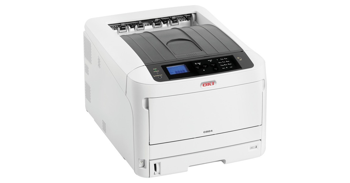 OKI C824n, LED-Drucker(grau/schwarz, USB, LAN) OKI C824n, LED-Drucker(grau/schwarz, USB, LAN)