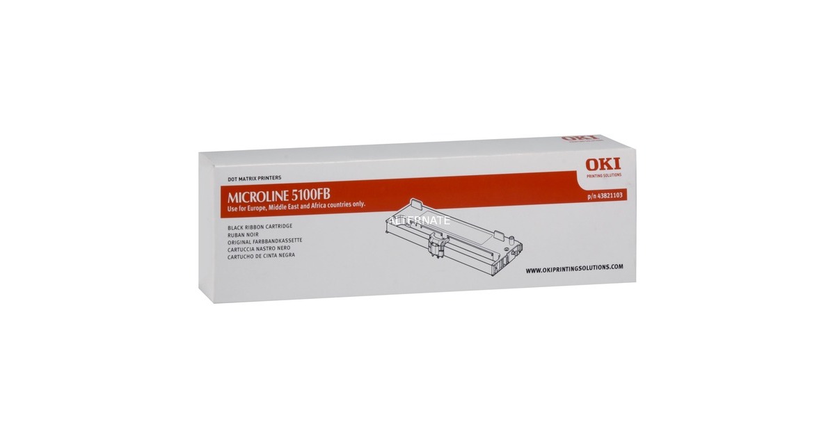 OKI Farbband schwarz 43821103
