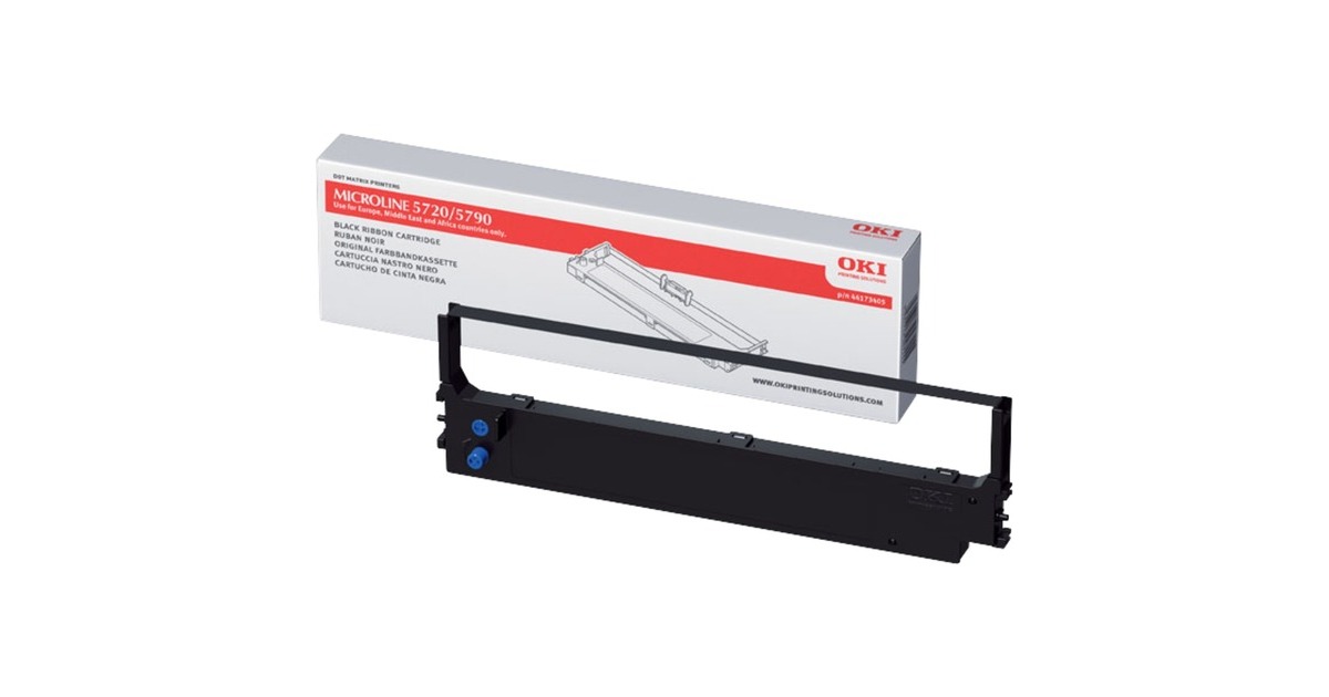 OKI Farbband schwarz 44173406