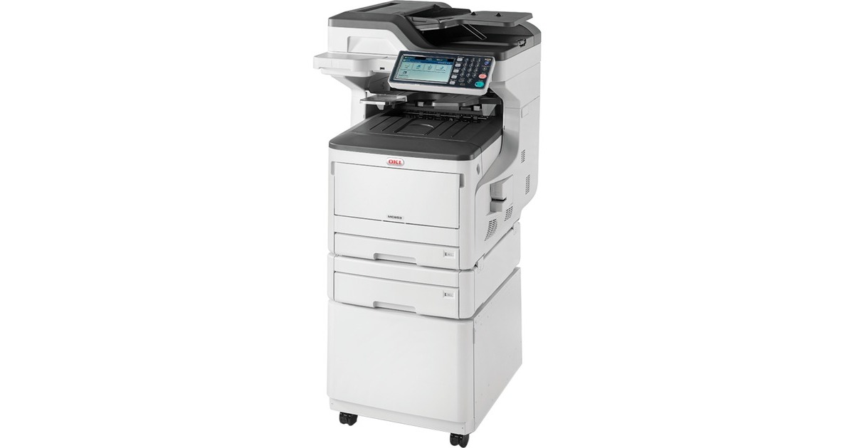 OKI MC853dnct, Multifunktionsdrucker(grau/schwarz, USB/LAN, WLAN, Kopie, Scan, Fax) OKI MC853dnct, Multifunktionsdrucker(grau/schwarz, USB/LAN, WLAN, Kopie, Scan, Fax)