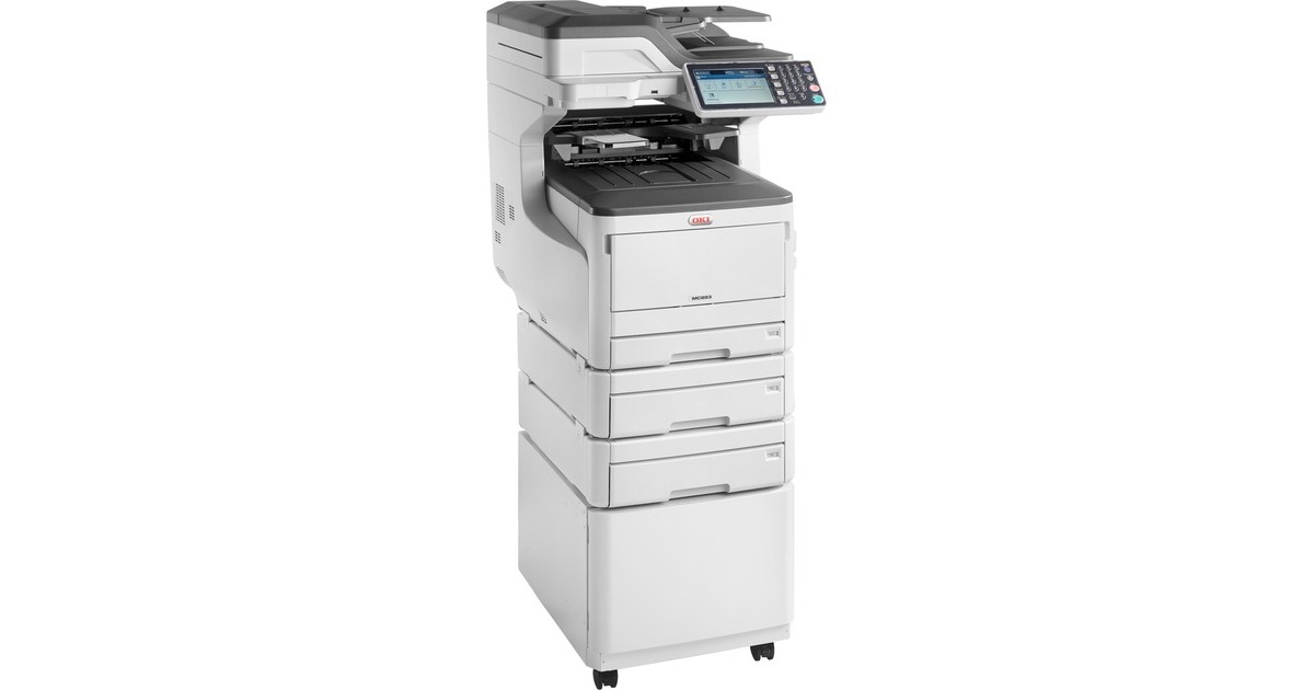 OKI MC883dnct, Multifunktionsdrucker(grau/anthrazit, USB, LAN, Scan, Kopie, Fax) OKI MC883dnct, Multifunktionsdrucker(grau/anthrazit, USB, LAN, Scan, Kopie, Fax)